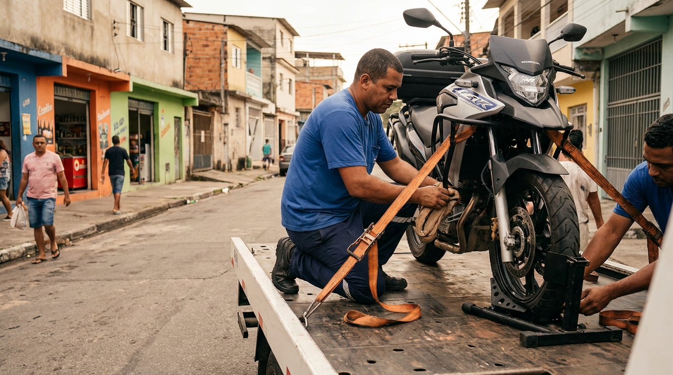 Guincho para Moto perto de mim em Itaquaquecetuba‑SP